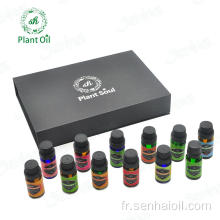 Extraits de plantes, coffret cadeau 12 huiles essentielles